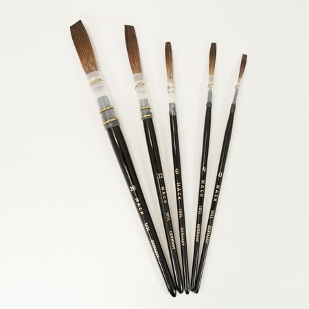 Mack Brushes Gray Pencil Quill/ Size 12/ Plain Handle / 1 Ea. 189L-12